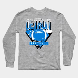 Detroit Football Retro Gameday Long Sleeve T-Shirt